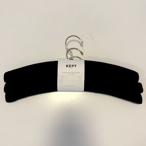 KEPT PADDED LINEN SHIRT HANGERS, SET OF 3 NWT